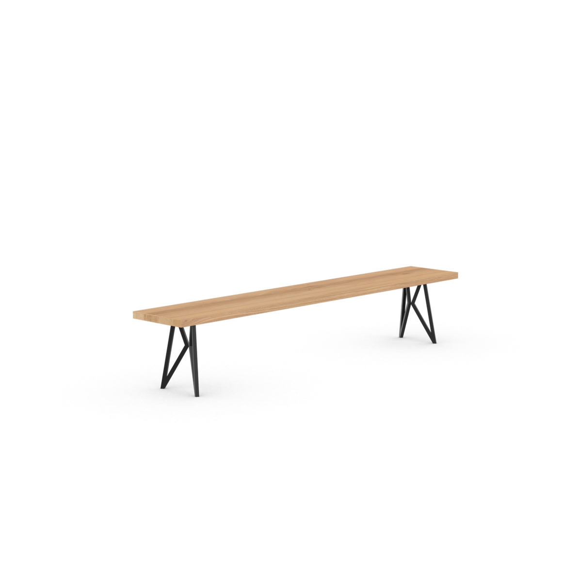 Butterfly eetkamerbank Eiken naturel lak 140cm