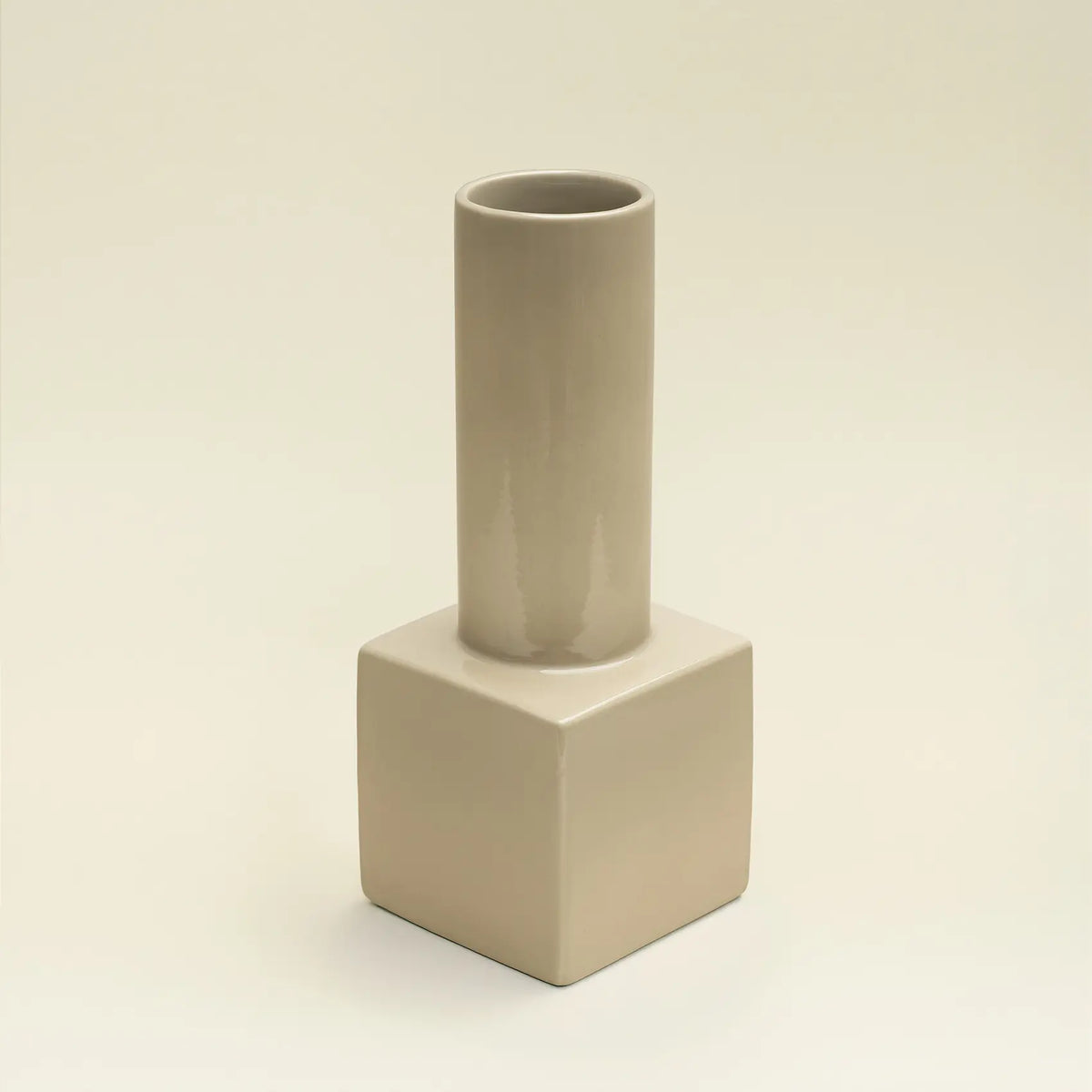 Display vaas Beige