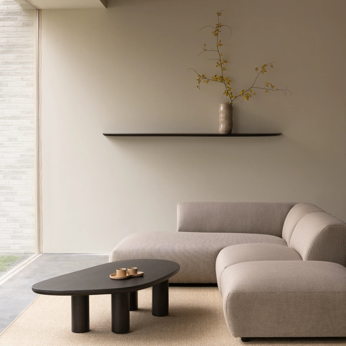 Blob wandplank 100cm
