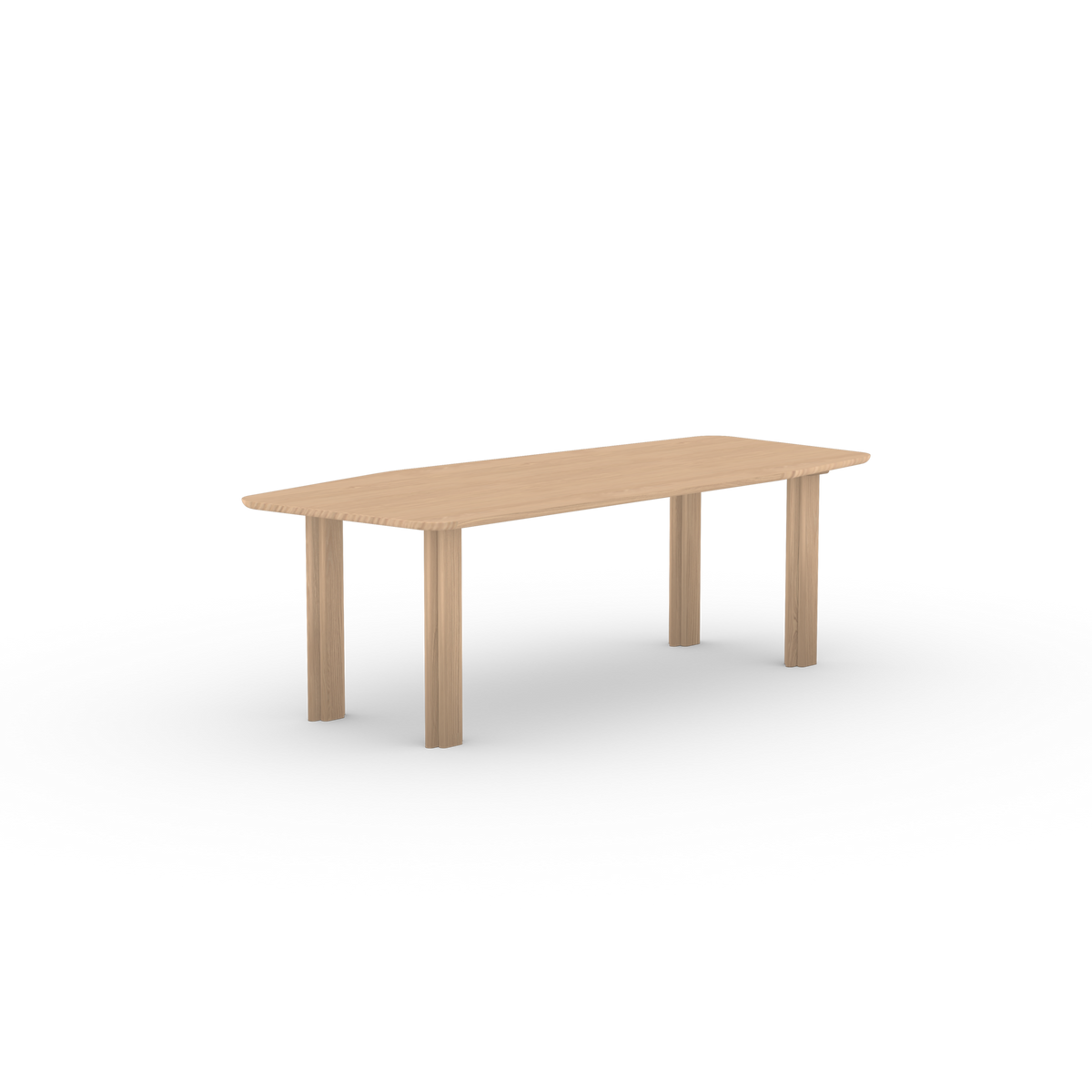 Paste Paper Eiken hardwax olie natural light eettafel