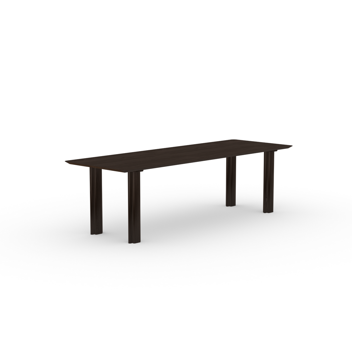 Paste Rechthoekig Eiken gerookte beits eettafel