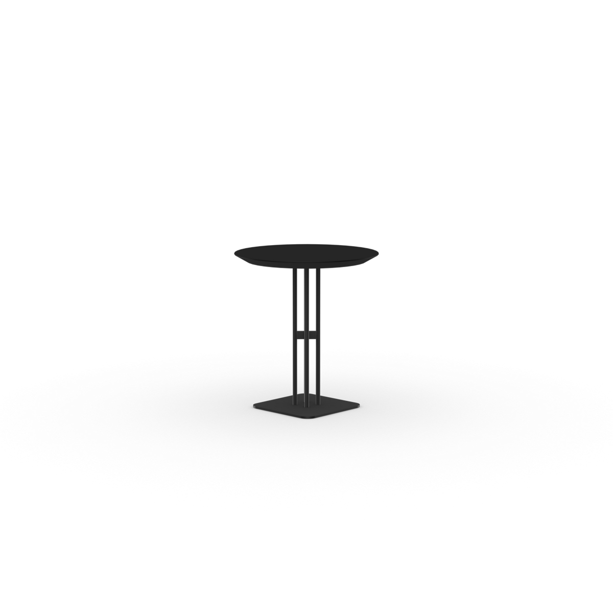 Rest rond 70cm Eiken zwarte beits