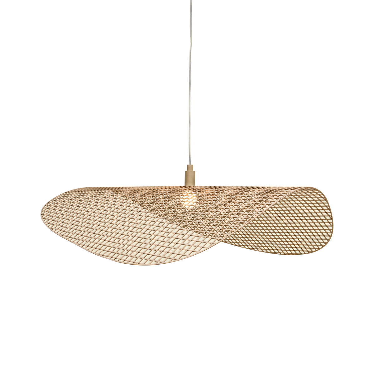 Grid lamp naturel